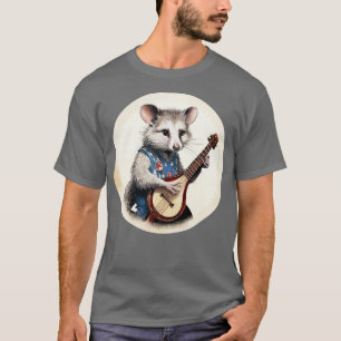 T-shirt Opossum jouant au banjo 2