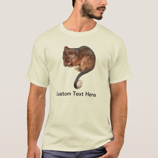 T-shirt Opossum mignon de Ringtail de bébé (Devant)