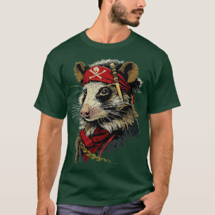 T-shirt Opossum Pirate