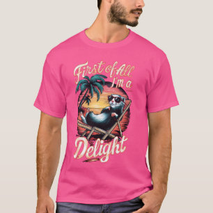 T-shirt Opossum Possum D'Abord Je Suis Un Bon Sarcast