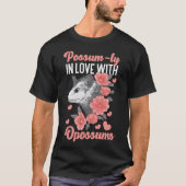 T-shirt Opossum Possum ly In Love With Opossum (Devant)
