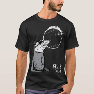 T-shirt Opossum Solar Eclipse 2024 Totalité Avril 8 Hommes