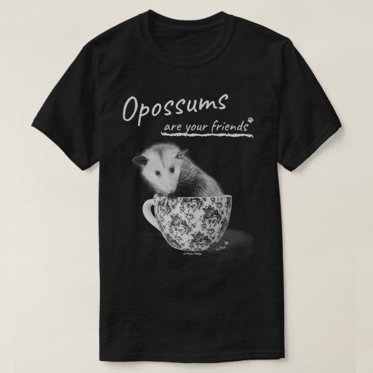 T-shirt Opossum sont vos amis (Design devant)