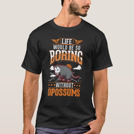 T-shirt Opossum Trash Cat Possum (Devant)