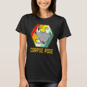 T-shirt Opossum vintage Faire Corpse Yoga Pour Yoga