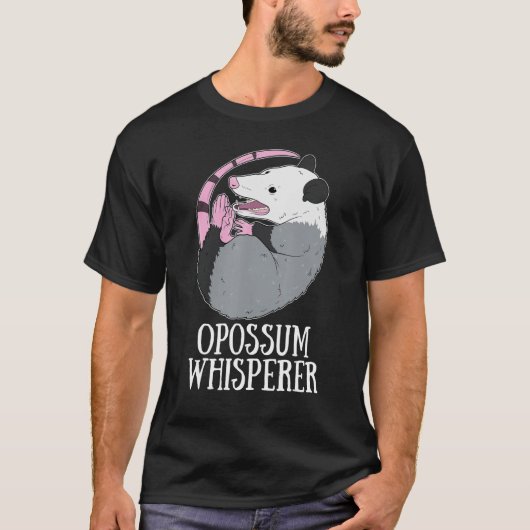 T-shirt Opossum Whisperer Funny Trash Possum Dead Opossum (Devant)