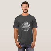T-shirt Optical illusion spirales (Devant entier)