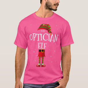 T-shirt Optician Elf Group Matching Famille Noël drôle