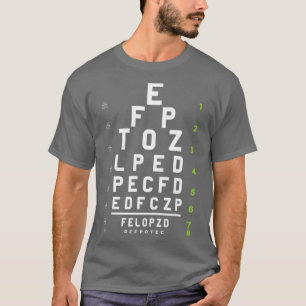 T-shirt Opticien ophtalmologiste Funny Optique Optomètre o