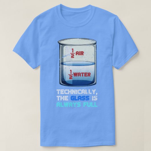 T-shirt Optimisme physique drôle (Design devant)