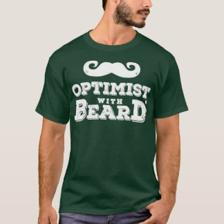 T-shirt Optimiste avec barbe