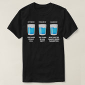 T-shirt Optimiste Pessimiste Aquarist Funny Fish Keeper Ca (Design devant)