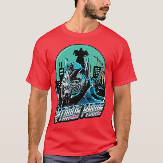 T-shirt optimus prime (Devant)