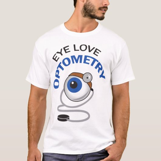 T-shirt Optométrie d'amour des yeux (Devant)