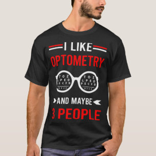 T-shirt Optométriste 3 Personnes Rouge Optométrie