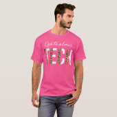 T-shirt Optométriste ophtalmique (Devant entier)