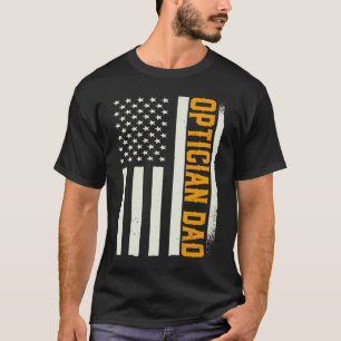 T-shirt Optométriste patriotique Optométriste Optométrie O