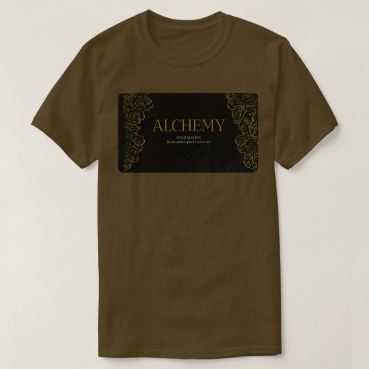 T-shirt Or alchimie (Design devant)