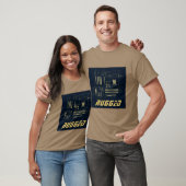 T-shirt or bleu marine Geek robuste | Carte de circuit | T (Unisexe)