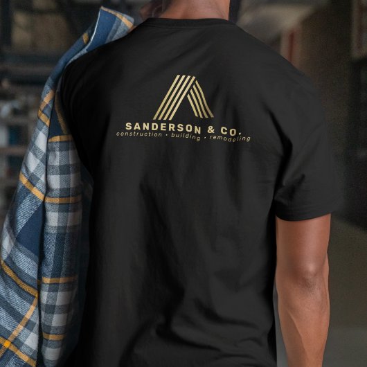 T-shirt Or constructeurs personnel de la construction empl
