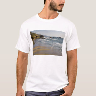 T-shirt OR, côte de l'Oregon, Ecola State Park, Indien