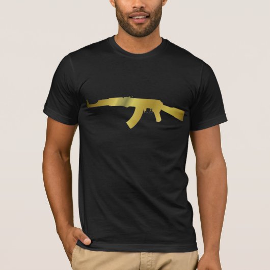T-shirt Or d'AK 47 (Devant)