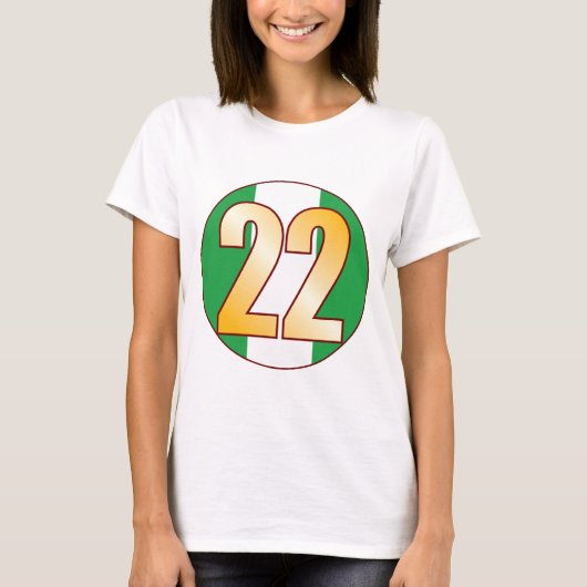T-shirt Or de 22 NIGÉRIA (Devant)