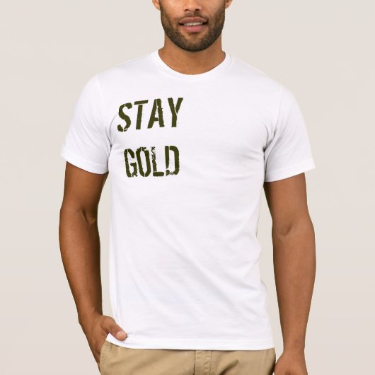 T-SHIRT OR DE SÉJOUR (Devant)