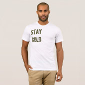 T-SHIRT OR DE SÉJOUR (Devant entier)