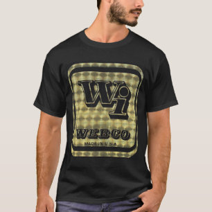 T-shirt Or de Webco BMX sur le noir