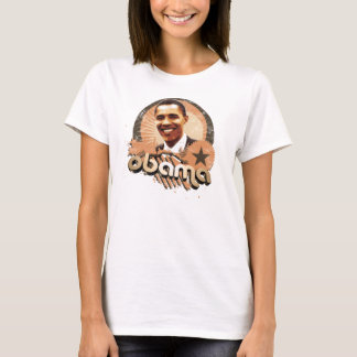 T-shirt Or d'Obama