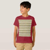 T-shirt Or et argent (Checkers et Stripes) (Devant entier)