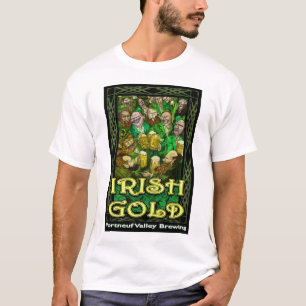 T-shirt Or irlandais