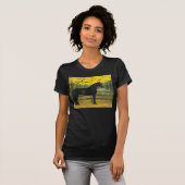 T-shirt Or noir - chemise (Devant entier)