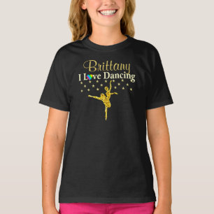 T-SHIRT OR PERSONNALISÉ J'ADORE DANSER LA CHEMISE