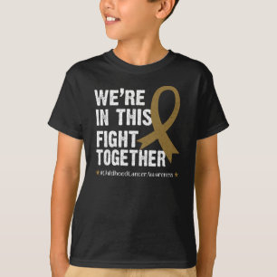 T-shirt Or Ruban Cancer de l'enfance dans ce ensemble