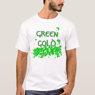 T-shirt Or vert