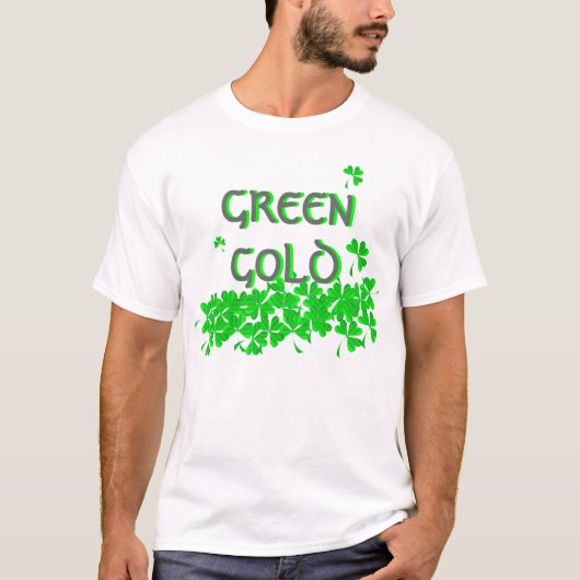 T-shirt Or vert (Devant)