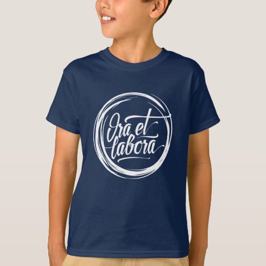 T-shirt Ora et labora (Devant)