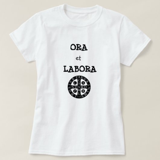 T-shirt Ora et Labora (Design devant)
