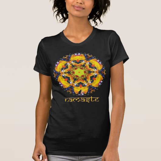 T-shirt Oracle Namaste Kaleidoscope (Devant)