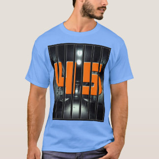 T-shirt Orange 45 Derrière Les Barres