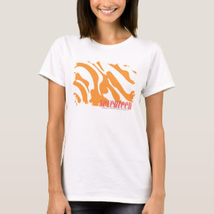 T-shirt Orange 4 de zèbre