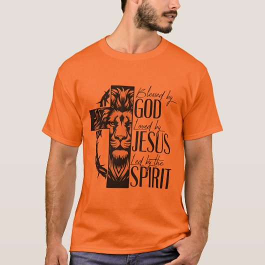 T-Shirt orange à manches courtes (Devant)