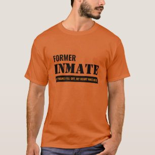 T-shirt Orange ancienne prison INMATE Christian