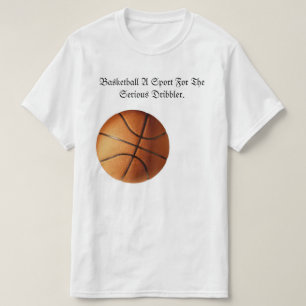 T-shirt Orange Basketball Sérieux Lecteur Logo,