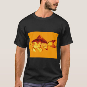 T-shirt Orange Comète