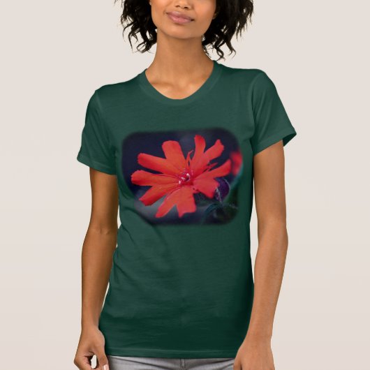 T-shirt Orange Daisy Flower Nature (Devant)