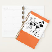 T-shirt orange de base pour hommes avec Steamboat (Devant avec enveloppe)