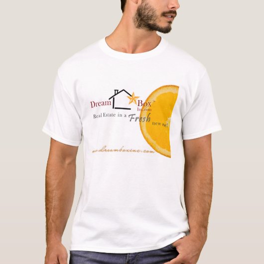 T-shirt orange de DreamBox, Inc. (Devant)